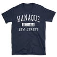 thumbnail image 1 of Wanaque New Jersey Classic Established Men's Cotton T-Shirt, 1 of 1