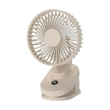 

GNFQXSS New Circulating Fan Desktop with High Wind Power and Silent Desk Fan That Can Be Rotated Up and Down To Adjust The Electric Fan Beige