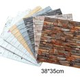 thumbnail image 2 of 10 pegatinas de pared de ladrillo de azulejo 3D, papel pintado autoadhesivo de tablero de espuma impermeable, pegatinas de pared de ladrillo 3D, papel pintado extraíble de espuma de polietileno, 2 of 2