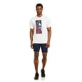 thumbnail image 2 of Reebok Men's and Big Men's Baseline Knit Performance Shorts, 7" Inseam, Sizes S-3XL, 2 of 7