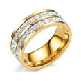 thumbnail image 1 of Sonducket Anillo de mujer Adornos de joyería Decoración de mano Hermosas decoraciones de vestir Compromiso de boda Anillos de mujer Accesorio Ropa, zapatos y accesorios Miscelánea Oro/2 capas, 1 of 6