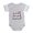 Heather Gray, variant on CafePress - First Steps Taken - Cute Infant Baby Football Bodysuit