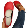 thumbnail image 7 of Women's Casual Round Toe Mary Jane Walking Shoes, Low Cut Thin Ankle Strap Flat Design with Breathable Lining, Comfortable Slip on Sneakers for Daily Leisure Wear, 7 of 7
