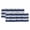 Navy Blue, variant on Grey Black White Striped Valances for Windows, Light Filtering Kitchen Curtain Valances 2 Panels, Farmhouse Stripes Rod Pocket Short Window Treatments for Living Room Bedroom 42"Wx12"L