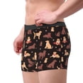 thumbnail image 3 of Wukai Labrador Retriever Dog Print Men’s Underwear Breathable Boxer Briefs,&nbsp;Moisture Wicking & Breathable-Medium, 3 of 7