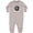 AC-Heather Grey, variant on Inktastic Wb Black Doodle Baby Fleece Romper