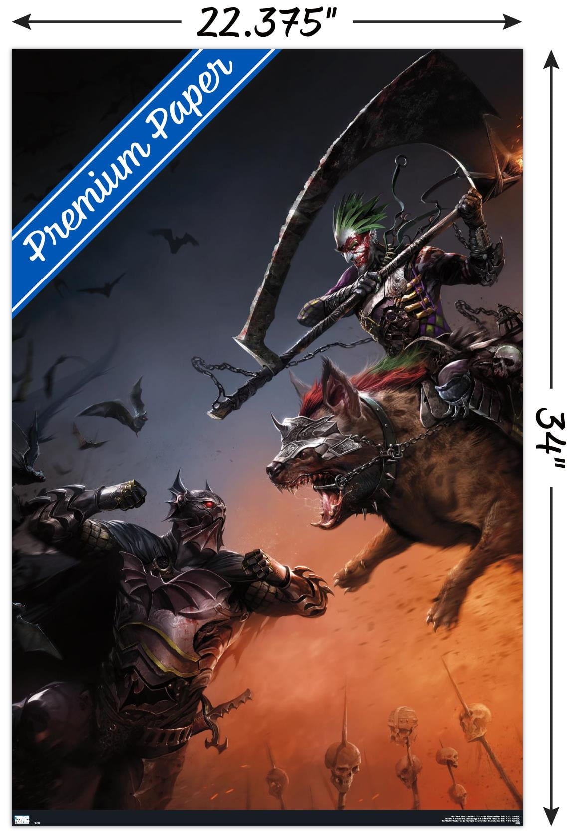 DC Comics The Batman Who Laughs - Fight Wall Poster, 22.375" x 34"