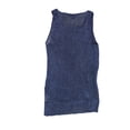 thumbnail image 2 of BAR III $70 Womens New 1349 Blue Sleeveless Jewel Neck Faux Wrap Top XS B+B, 2 of 2