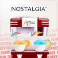 thumbnail image 4 of Nostalgia Snow Cone Shaved Ice Machine - Retro Table-Top Slushie Machine Makes 20 Icy Treats - Includes 2 Reusable Plastic Cups & Ice Scoop - Retro R, 4 of 7
