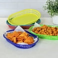 thumbnail image 3 of Youngever 15 Pack Plastic Fast Food Baskets, Snack Baskets, Food Baskets for Popcorn, Chips, Snacks, 5 Assorted Colors (Rectangular Shape), 3 of 4