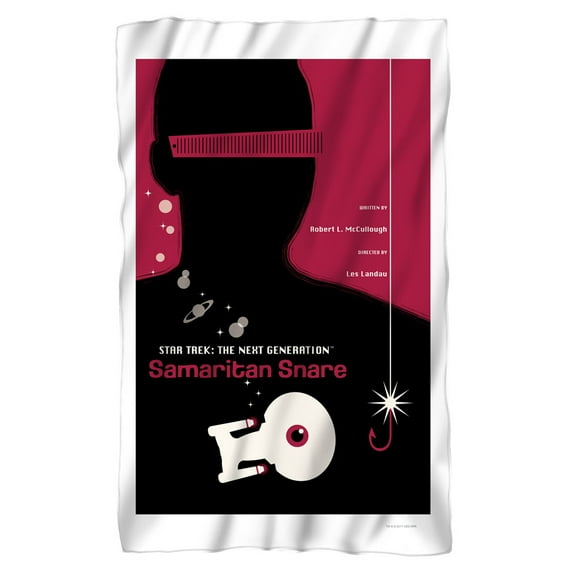 Star Trek TNG Season 2 Episode 17 Fleece Blanket (36x58)