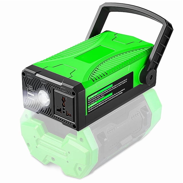 Inversor de Energía de 300W Compatible con Batería EGO de 56V, DC 18V a AC 110V Generador Portátil de Estación de Energía para Emergencia Power