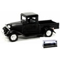 thumbnail image 1 of Diecast Car w/LED Display Case - 1934 Ford Pickup Truck, Black - Road Signature 94232 - 1/43 Scale Diecast Model Toy Car, 1 of 3