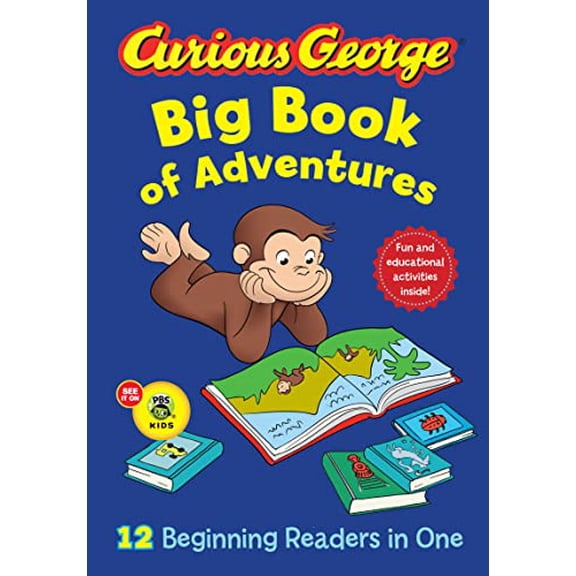 Pre-Owned Curious George Curious George Big Book of Adventures (Cgtv), (Hardcover)
