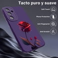 thumbnail image 4 of Threehao Funda para Samsung Galaxy S23 FE Case Uso Rudo, Ultra Delgado Flexible Silicona Púrpura Car, 4 of 6