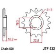 thumbnail image 2 of Jt Jtf432.12 Jt Steel Front Sprocket 12 Tooth, 2 of 3