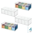 thumbnail image 3 of iDesign RPET Crisp Tea Storage Organizer, Set of 4, 3 of 5