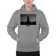 thumbnail image 2 of Officially Licensed NASA Space Shuttle at Dawn Silhouette Men's Hoodie, 2 of 3