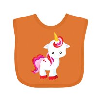 Inktastic Cute Unicorn, Little Unicorn, Magic Unicorn Girls Baby Bib