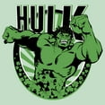 thumbnail image 2 of Girl's Marvel St. Patrick's Day Hulk Running Shamrock Graphic Tee Mint Medium, 2 of 4