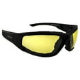 thumbnail image 6 of Epoch Eyewear Foam2 Padded Motorcycle Sunglasses Black Frames Yellow Lens ANSI Z87.1+, 6 of 7