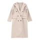 thumbnail image 3 of Chaquetas ligera Gibobby de lana sintética para Mujer abrigo largo beige XL, 3 of 5
