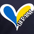 thumbnail image 3 of CafePress - Love Ukraine Heart T Shirt - Women's V-Neck Dark T-Shirt, 3 of 4