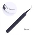 thumbnail image 3 of Nail Tweezers Stainless Steel Easy to Clean Manicure Sticker Tools Anti Slip Handle Lash Supplies High Grade Surface Coverage Angle Head, 3 of 6