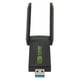 thumbnail image 1 of Adaptador USB Inalámbrico, 2 Antenas WiFi Dongle USB 3.0 1201Mbps 573.5Mbps Estable Rápido Para La Familia, 1 of 7