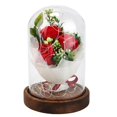 thumbnail image 1 of Luz De Rosa Simulada Exquisita Flor De Rosa Pantalla De Cristal Luz Rosas Románticas Adorno De Iluminación Con Cadena De Luz Led Pantalla De Cristal Para Festival Noticed HA018542-00, 1 of 7
