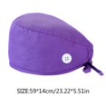 thumbnail image 4 of Sonducket Paquete de 3 gorros de operación Médicos Servicio de larga duración Pure Color Scrub Professional Surtido de colores Tie Back Sweatband Gorros Sombreros Armada Sonducket AP008659-06, 4 of 6