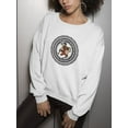 thumbnail image 3 of African Man With A Drum Doodle Sweatshirt Women -Image by Shutterstock, Female Medium, 3 of 4