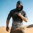 thumbnail image 5 of VBVC Men's UPF 50+ Long Sleeve Sun Protection Hoodie with Face Cover,Quick Dry Breathable Outdoor Hiking Fishing Shirt For Men,Gray,S-3XL, 5 of 5