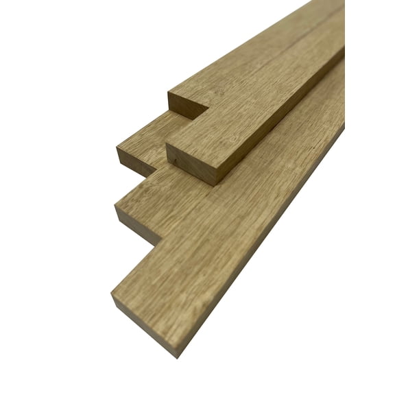 White Limba Lumber Board Combo 3/4" x 2" (5 Piece ) | 3/4" Lumber Boards | 3/4" Boards | Cutting Board Blocks
