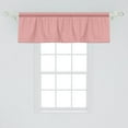 thumbnail image 2 of Ambesonne Checkered Window Valance, Retro Red Squares, 54" X 18", Dark Coral Pale Pink, 2 of 3