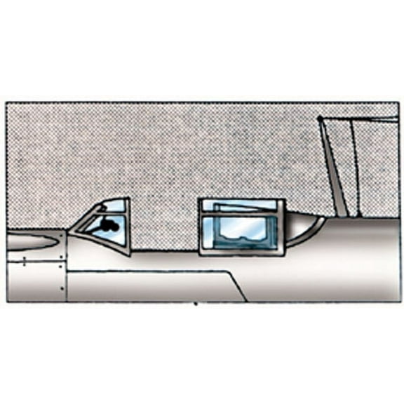 Lavochkin La-7 Vacuform Canopy for Gavia (1/48 model kit accessory)