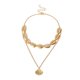 thumbnail image 3 of Boho gargantilla collar mujer joyería linda concha encanto colgante cadena dorado Hugo Collar con colgante de joyas, 3 of 10