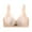 Beige, variant on Cotton Bras for Women Bra Soild Wire-Free Underwear Pullover Bra Everyday Underwear V-Neck Convertible Bra Feature Hook and Eye Closure T-Shirt Bra Style Y-72 , Red L