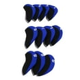 thumbnail image 3 of Housse de Fer, Numéroté Ensemble de Couvre-Chef Club Confortable 11PCS pour Voyager Violet, Bleu Royal, Rouge, 3 of 8