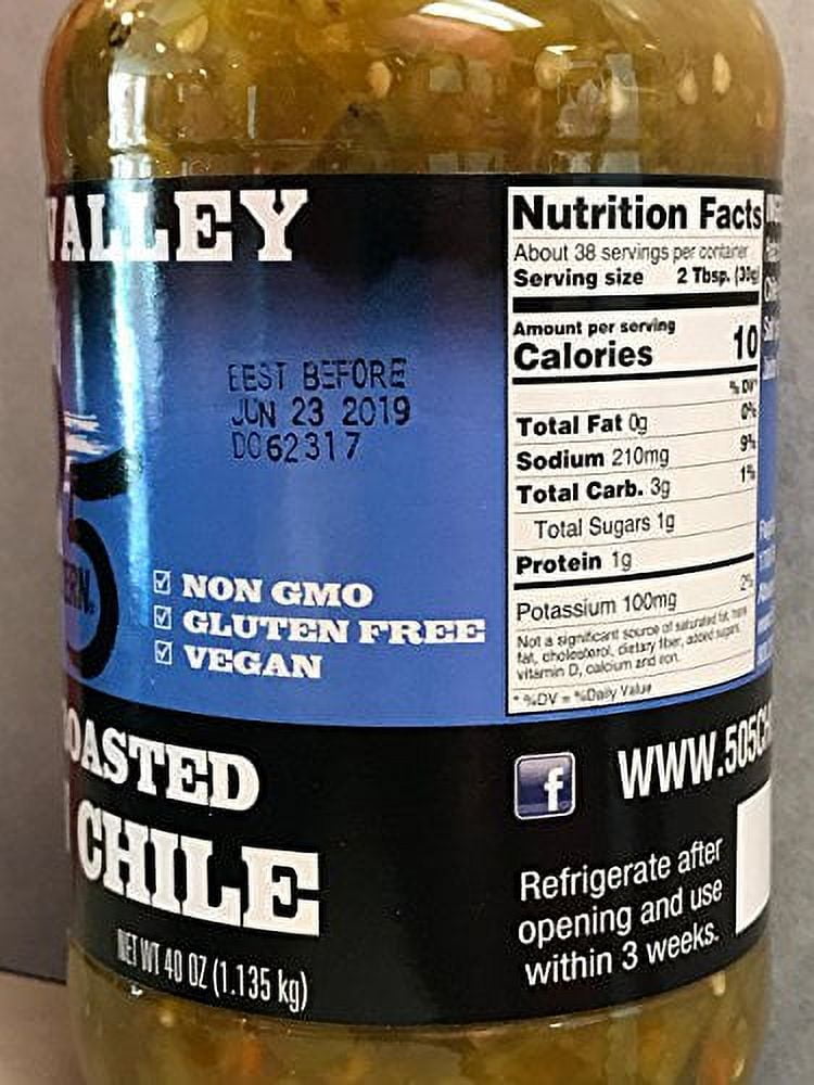 505 Southwestern Hatch Valley Diced Green Chiles, 40 Ounce (2 Pack)