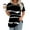 Black, variant on Tittly T Shirts for Women Spring Tops for Women Plus Size Womens Blouses Casual Tunic Tops For Women Loose Fit Short Sleeve Women's Trendy Gradient Tshirts Graphic Tees Tshirts Shirts Black L