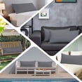 thumbnail image 6 of Grey Pure Color Body Pillow Covers 20"x60", Aesthetics Contemporary Luxury Soft Brushed Microfiber Breathable Throw Pillow Covers, Pillowcase with Zipper for Couch Sofa Bedroom Living Room, 6 of 9