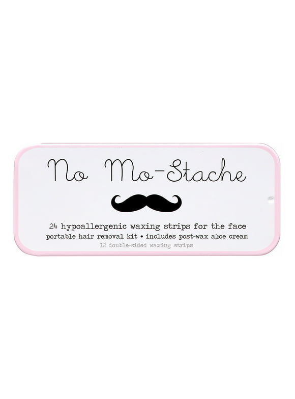 No Mo-Stache Portable Lip Wax Strip Kit, 24 Strips