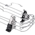 thumbnail image 5 of 6 Tier Space Saving Skirt Hangers with Clips | Heavy Duty Metal Multi-Tier Hangers for Pants, Towel, Scarf, Bra, Kitchen & Closet Organization | Pack of 8, 5 of 5