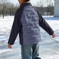 thumbnail image 4 of Samdudou Girls Winter Coats Puffer Jackets Mixed Media Zip Up Fall Outerwear Kids Stand Collar Quilted Core Clothes Outdoor Layering Tops Basic Playwear Gear Size 2-15 Years, 4 of 9