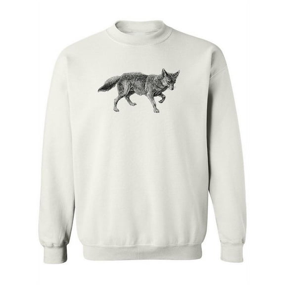 Jackal Sketch Sweatshirt Women -Image by Shutterstock, Female Large