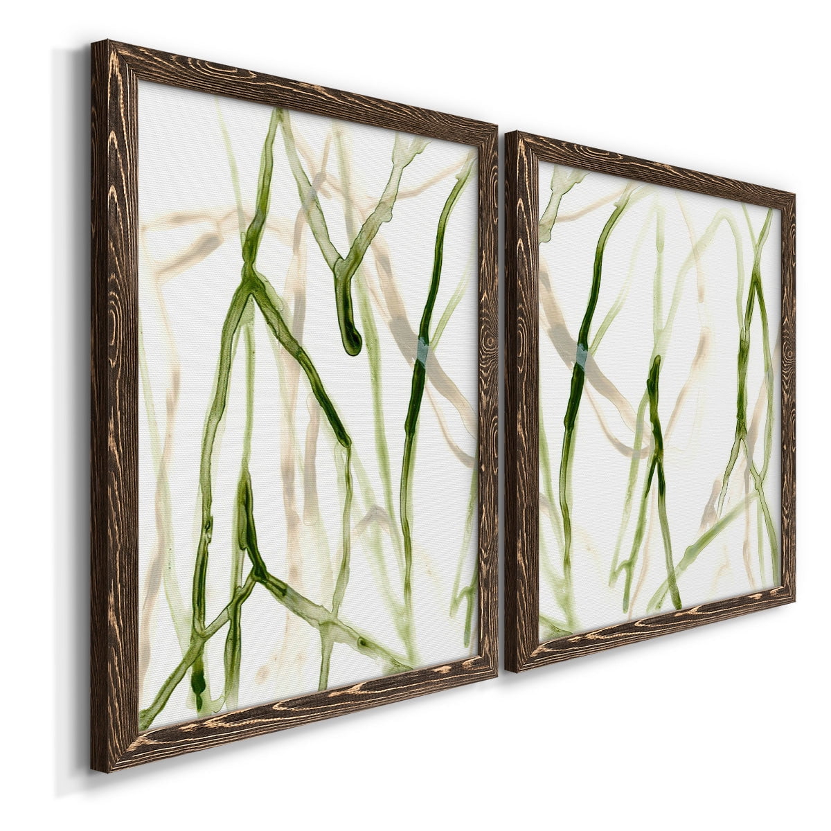 Runnel VII - Premium Framed Canvas 2 Piece Set - Ready to Hang