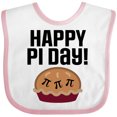 thumbnail image 3 of Inktastic Happy Pi Day Math Holiday Boys or Girls Baby Bib, 3 of 4