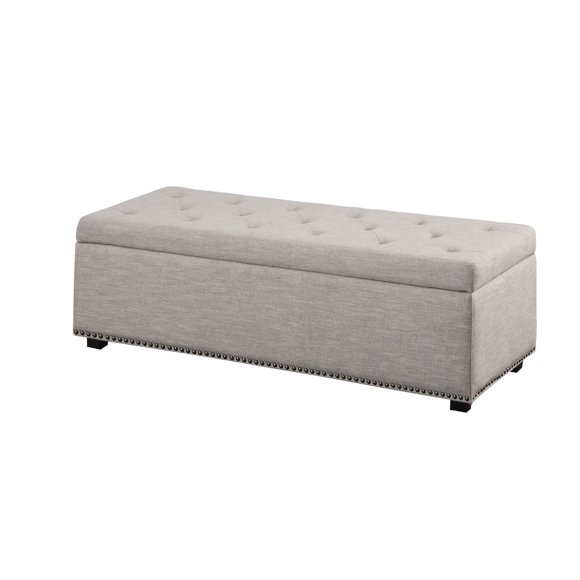 WyndenHall Springfield Large Rectangular Storage Ottoman Bench