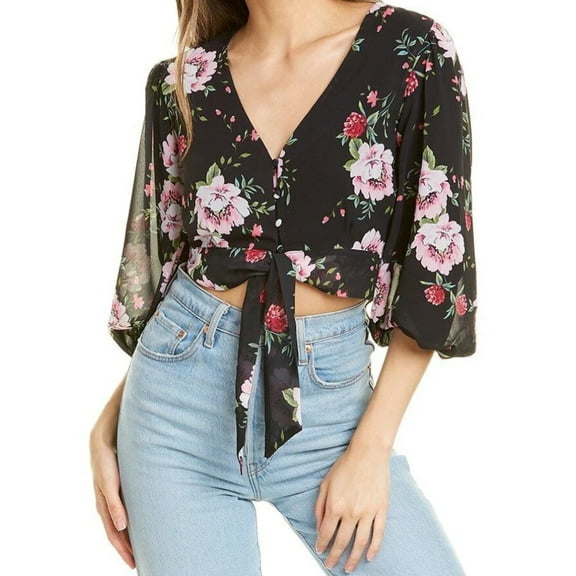 YUMI KIM Women's Tiffany Top, Black, XS